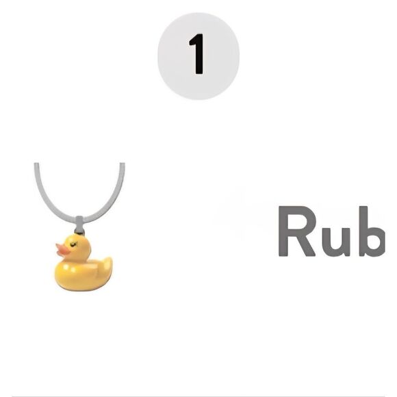 ZOX "LUCKY DUCK" #616 SILVER DUCKY NECKLACE NEW COLLECTIBLE VINTAGE - Picture 12 of 13